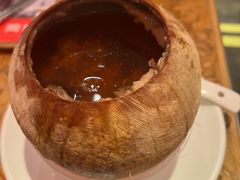 泰式椰皇炖乌鸡汤-陈鹏鹏潮汕菜(宝安机场T3航站楼店)