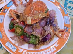 姜葱炒蟹-桥东喜碧海鲜街(水东街店)