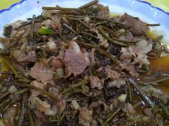 野生蕨菜炒肉-蒙克嘎拉蒙餐