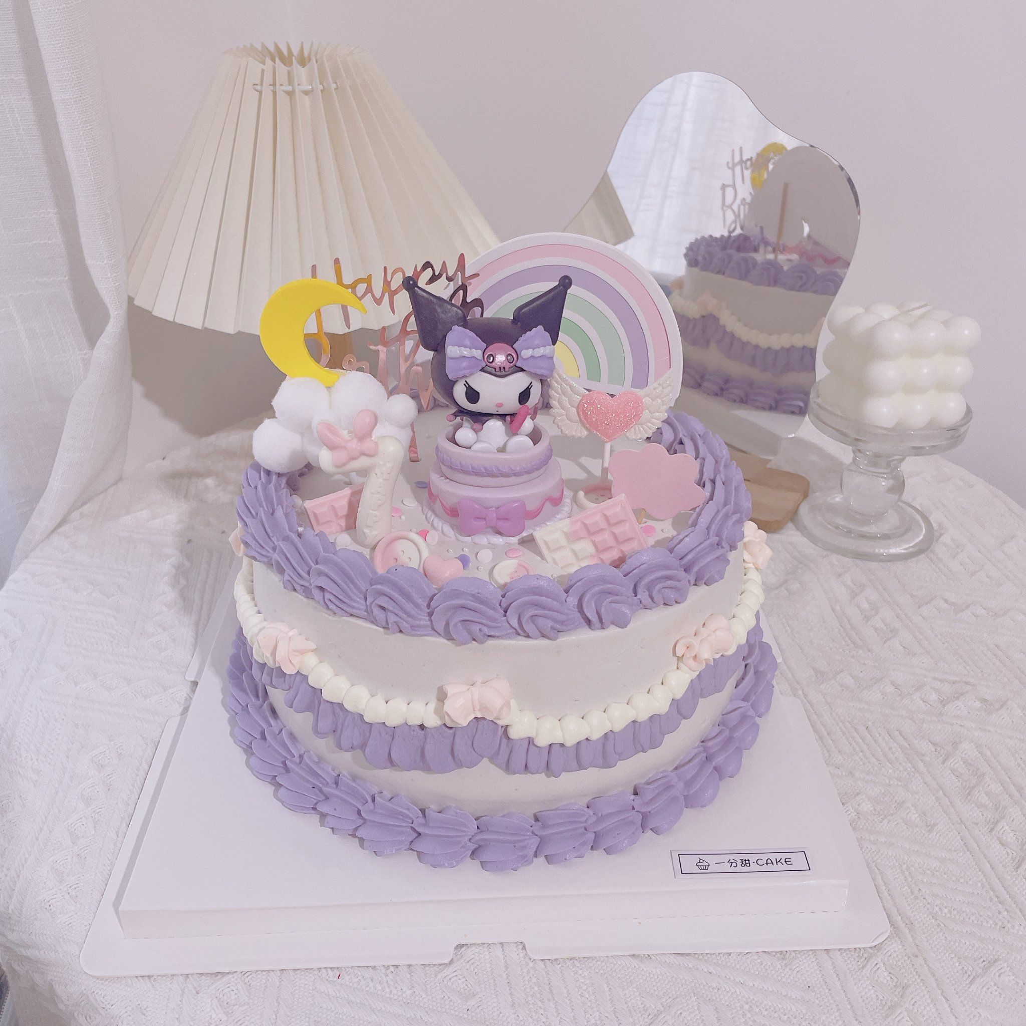 粉紫色的库洛米是小女孩的最爱!卡哇伊!