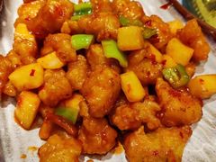 山药爆鱼丁-大眼锅贴水饺(河东店)