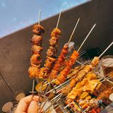 魔都蒙古烧串探店记1⃣️｜用餐不忘提供保养服务～厉害了