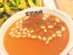 手工豆花-宝记烧烤·碳锅羊肉·羊蝎子火锅·夜食社(文体路创始店)