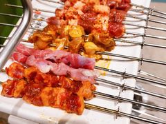 现穿羊肉串-丰茂烤串(建设街店)
