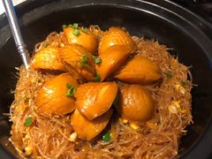 鲍鱼干捞粉丝煲-悦秀·高级粤菜