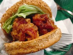 中式炸鸡汉堡-幸运小丑汉堡(Bay Area本店)