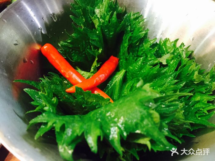 原始泥炉烤肉(四道口店)苏子叶图片 - 第1张