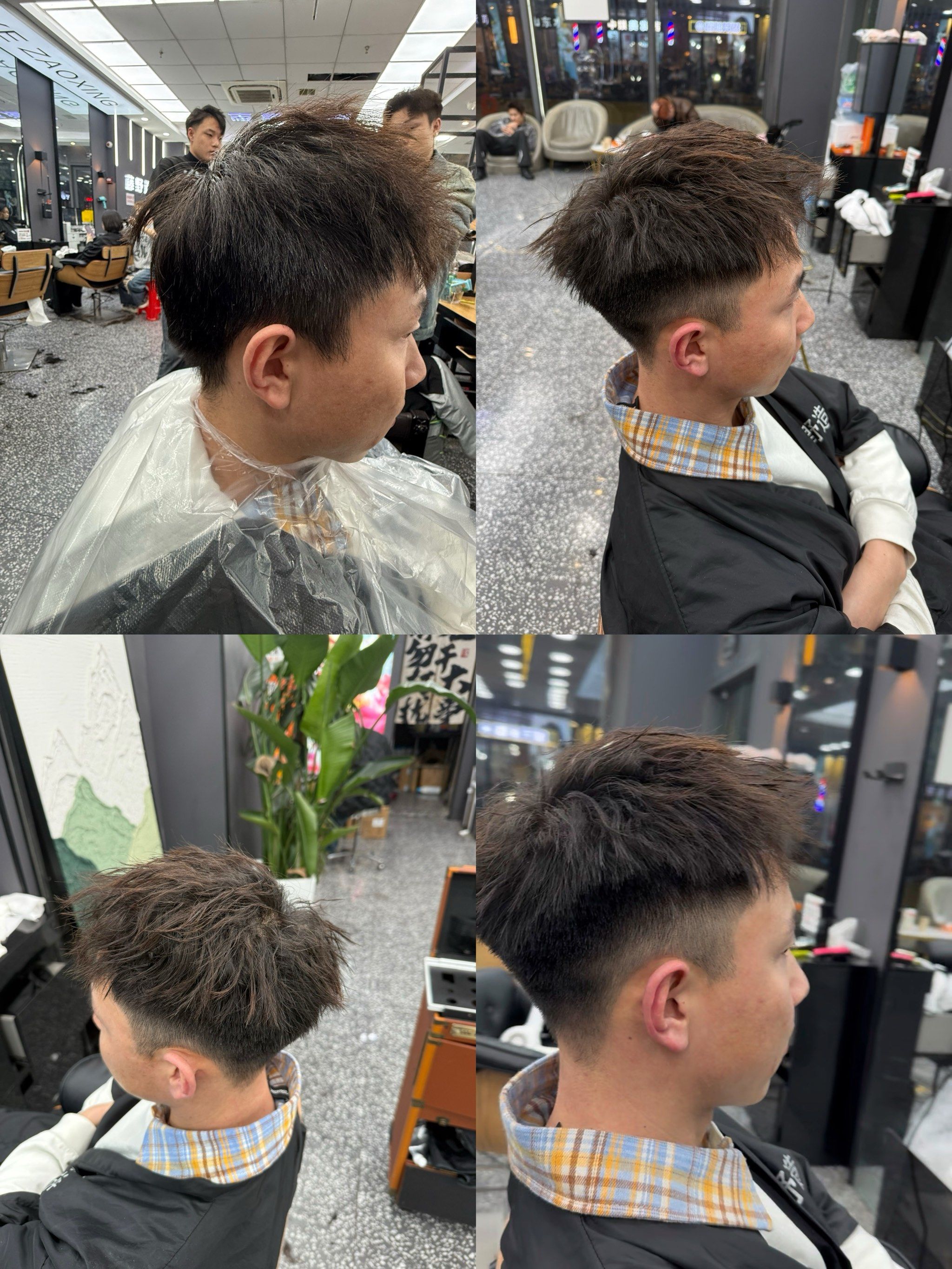 适合发量少的男生发型
