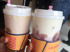 无花果荔枝蜜酪酪-LELECHA乐乐茶(上海五角场万达广场店)