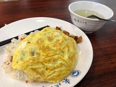 杏鲍菇鸡丁蛋包饭-东北大学（浑南校区）食堂