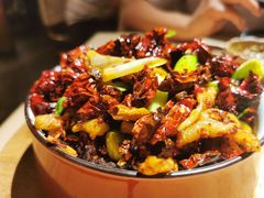 宫爆板筋-山石榴·贵州菜(丰盛里店)