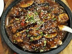 铁板酱香茄子-北平小馆·烤鸭·家常菜(磨房北里店)