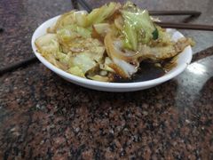 羊杂，臭豆腐，包菜-张一品食府