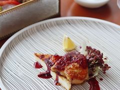 法式香煎鹅肝配红酒蓝莓汁-V Bar海景扒房(北海湾惠龙万达嘉华酒店)