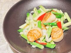 芦笋百合炒带子-喜公馆(平安金融中心店)