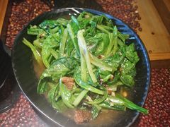 豆豉鲮鱼油麦菜-潮十三潮汕砂锅粥(高新四路大都荟店)