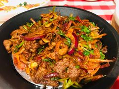 铁板孜然烧烤羊肉-西贝(上海新梅广场店)