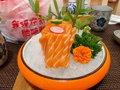 三文鱼刺身-樱の千渡日式料理·铁板烧•烧鸟(金盛田广场店)