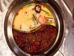 鸡汤鸳鸯锅-红辣椒·川菜·火锅(大洋中心店)