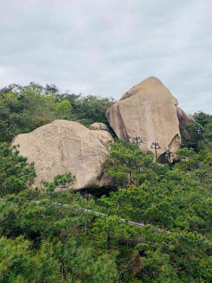 礐石塔山景区-"我们是元旦后去的,一开始做攻略的时候说是.