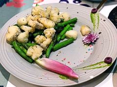 芦笋银鳕鱼-甜阿姨·天台花园私房菜(万松园店)