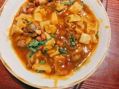 笋干炒鸡胗-南京大牌档(香港广场店)
