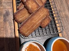 干炸带鱼-老头儿真传-老头儿油爆虾(胜利河美食街店)