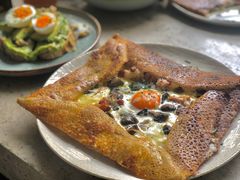 鸡蛋蘑菇熏肉荞麦可丽饼-RAC BAR(安福路店)