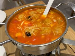 番茄菌菇锅-枣子树·素食餐厅(普陀山店)