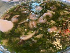 荠菜蘑菇烩虾仁-长兴菜馆(高桥店)