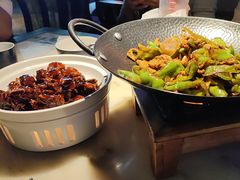 招牌辣椒炒肉-绿茶餐厅(光谷世界城步行街店)