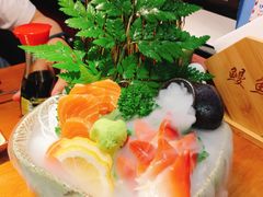 三文鱼刺身-鳗鱼家·深夜食堂(军博店)