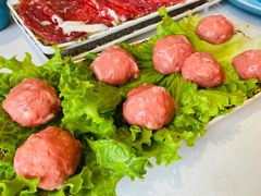 手打熟牛肉丸-鲜锦记潮汕牛肉火锅(月坛店)