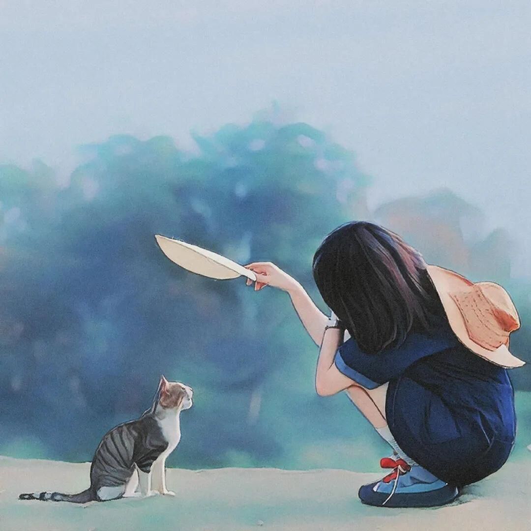 清新简约女头像