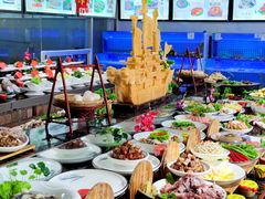 自助取餐区-前王院•巧克力海鲜市集餐厅(万平口店)