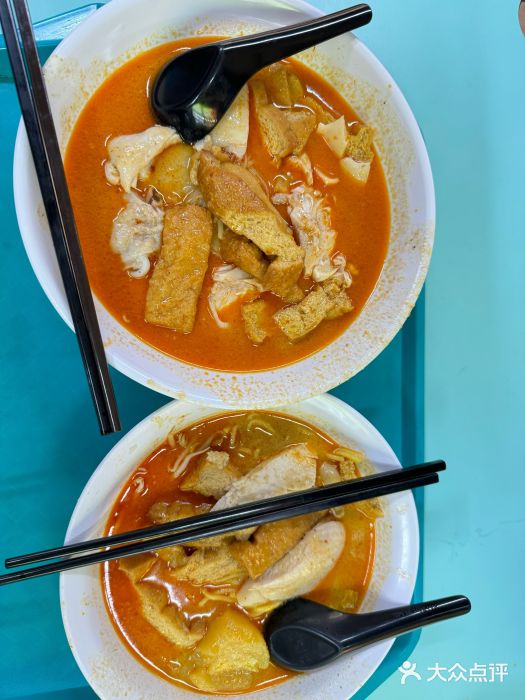 亚王咖喱鸡米粉面图片
