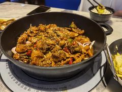 鸡烧鱼砂锅-心怡东北烤冷面(赤峰路店)