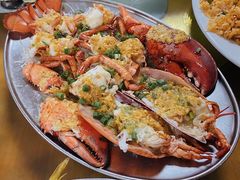 蒜蓉开边蒸龙虾-明记海鲜大排档(巽寮湾店)