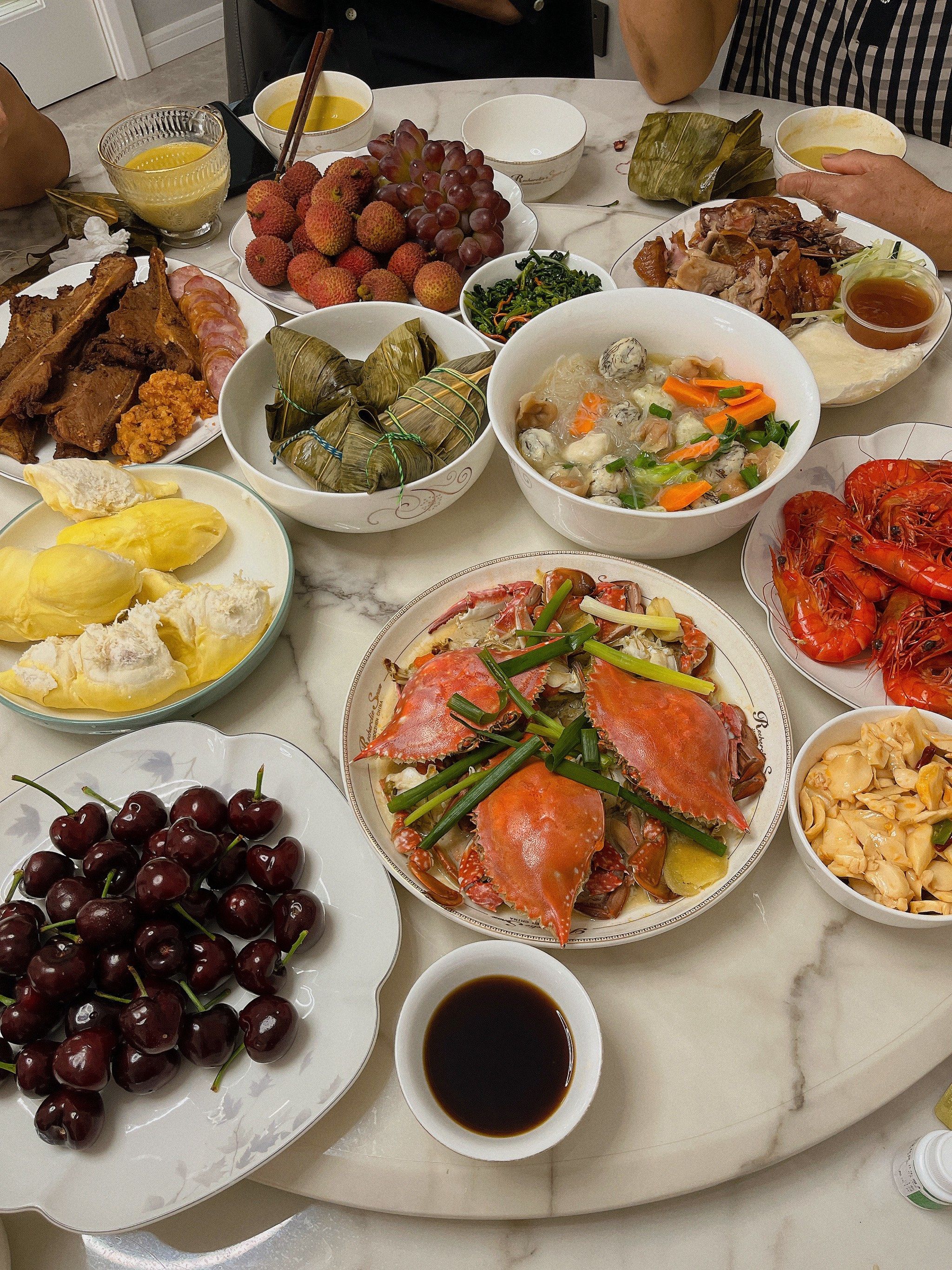 每个地方的家宴#端午节 菜色好像都不一样.看看我的菜,猜猜这是哪里