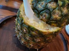 傣家传统菠萝饭-粘芭喃腊云南的菜