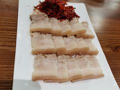 小盘白切肉-旺清进洞米肠汤