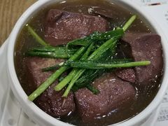 韭菜扒猪红-赏点粤式点心(广州塔店)