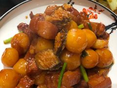 -东来菜馆•手抓海鲜家常菜•海鲜锅贴(鸽子窝店)