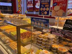 面包甜点陈列柜-楊記桃酥王(下马坊店)