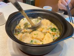 有机咸豆浆煮手打鱼腐-禾府酒家·传统广府味(番禺店)