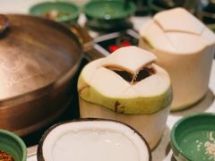 泰国天然椰青-润园四季椰子鸡火锅(海上世界店)