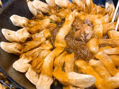 排骨豆角卷子-华盛园卷子王农家菜水库鱼