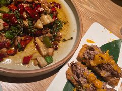杂皮爆兔肉-苦尽酒馆·川菜(鼓楼店)