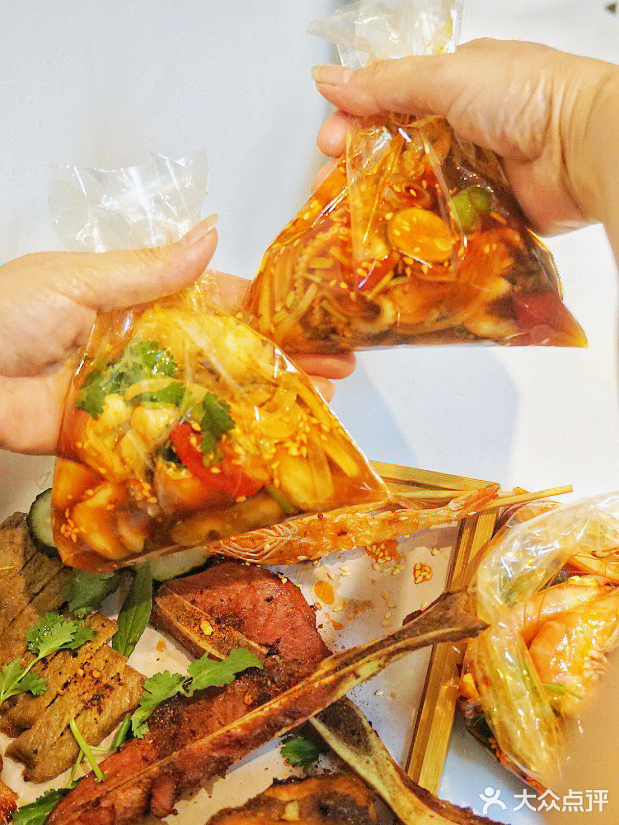 我的天‼️东莞捞汁海鲜天花板➕纯纯肉食拼盘