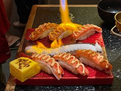 赤焰三文鱼六食寿司拼盘-摩打食堂(壹方中心店)